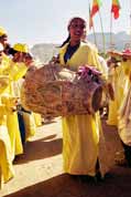 Procession during Timkat. Lalibela. Ethiopia.