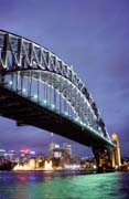 Sydney and Harbour bridge. Australia.