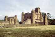Royal enclosure at Gonder. North, Ethiopia.