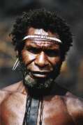 Villager from Dani tribe. Papua, Indonesia.