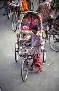 Rikshaw in Dhaka. Bangladesh.