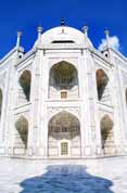 Taj Mahal. Agra town. India.