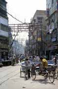Street at old Delhi. India.