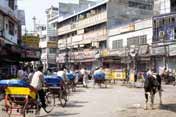 Street at old Delhi. India.