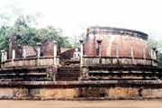 The remains of the ancient city of Polonnaruwa, dates from the reign of the Indian Chola dynasty in the 11th and 12th century. Sri Lanka.