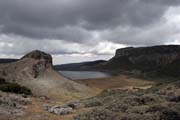 Garba Guracha lake. Bale Mountain National Park. South,  Ethiopia.