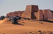 Pyramids at Meroe. Sudan.