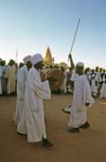 Waiting for whirling dervishes. Hamed-an Nil Mosque, Khartoum (Omdurman). Sudan.