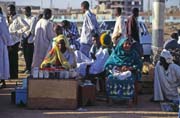 Waiting for whirling dervishes. Hamed-an Nil Mosque, Khartoum (Omdurman). Sudan.