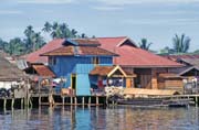 Wakai village. Togean islands area. Sulawesi, Indonesia.