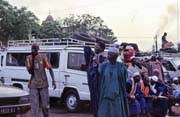 Morning at bus station, Dakar. Senegal.
