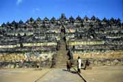 Borobudur temple. Java, Indonesia.