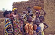 Villagers from Bor�. Mali.
