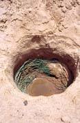 Simple well. Sahara desert. Mali.