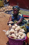 Woman at market at Bandiagara town. Mali.
