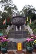 Po Lin Buddhist monastery. Place where Tian Tan Buddha statue is found. Hong Kong.