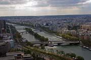 View from Eiffel Tower, Paris. France.