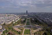 View from Eiffel Tower, Paris. France.