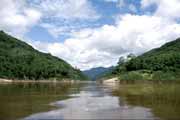 Mekong river in north Laos. Laos.