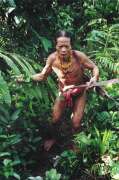 Mentawai man from Siberut island. Sumatra, Indonesia.