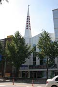 Christian church, Incheon. South Korea.