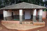 Voodoo temple "Temples des Serpents", Ouidah town. Benin.