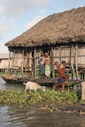 Life at Ganvi� town which is completely built on water. Benin.