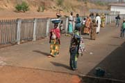 Train travel to the north town N'Gaound�r�. Cameroon.