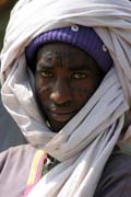Man from Bororo nomad ethnic (also called Wodaab�, they are part of big Fulani ethnic group). Lake Chad area. Cameroon.