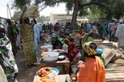 Market at Guividing village. Cameroon.