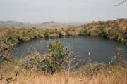 Lake Tison (Lake Tyson) is small volcanic lake about 9 km from N'Gaound�r� town. Cameroon.