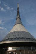 The tower on the top of Jested hill is unique from architecture perspective. It was built in 1963-1966 and its architect Karel Hubacek received Perret's Prize of the International Union of Architects for it. Czech Republic.