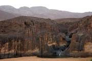 Small waterfall outside Timia oasis. Niger.