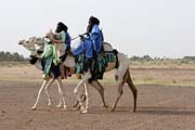 Cure Sal�e (Salt cure) festival and tuareg men. Town In-Gall. Niger.