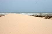 Sand dunes at south coast of Socotra (Suqutra) island. Yemen.