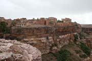 Mountain village (fortress) Kawkaban built on the top of Jebel Kawkaban mounatin (2800 meters). Yemen.