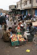 Market at Shibam-Kawkaban village. Yemen.
