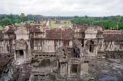 View to the Angkor Wat temple. Angkor Wat temples area. Cambodia.
