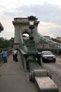 ?hain Bridge (Sz�chenyi L�nch�d), Budapest. Hungary.