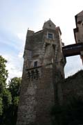 Pernstejn Castle, founded in 13th century is is one of the best-preserved Gothic-Renaissance forts in Europe. Nedvedice. Czech Republic.