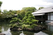 Koko-en garden at Himeji town. It is nice example of typical japanese garden. Japan.