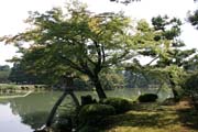 Kenroku-en garden, Kanazawa town. Japan.