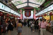 Entrance street to Senso-ji temple at Asakusa district, Tokyo. Japan.