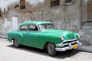 Old american car - Cuba is full of them. Ciego de �vila. Cuba.