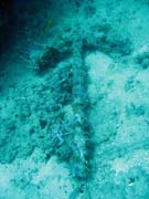 Anchor, Playa Santa Lucia. Cuba.