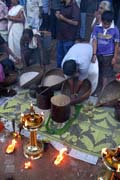 Offering during Pakalpooram, Ernakulam Shiva Temple Festival (Ernakulathappan Uthsavam). Ernakulam, Kerala. India.