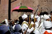 Procession during Timkat. Lalibela. Ethiopia.