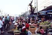 Morning market in Saigon. Vietnam.