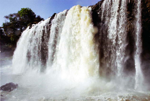 Waterfalls at Blue Nil. Bahar Dar. North,  Ethiopia.