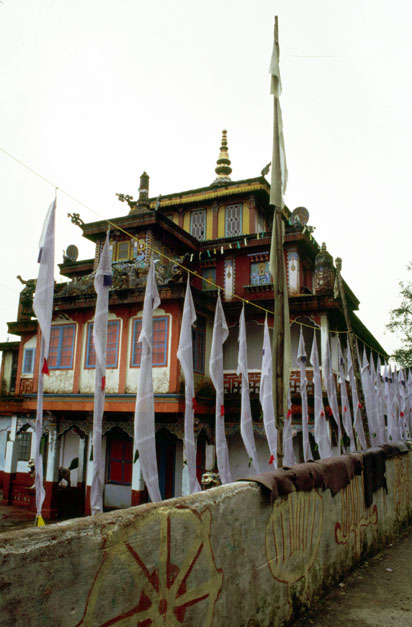 Typical house at Darjeeling. India.